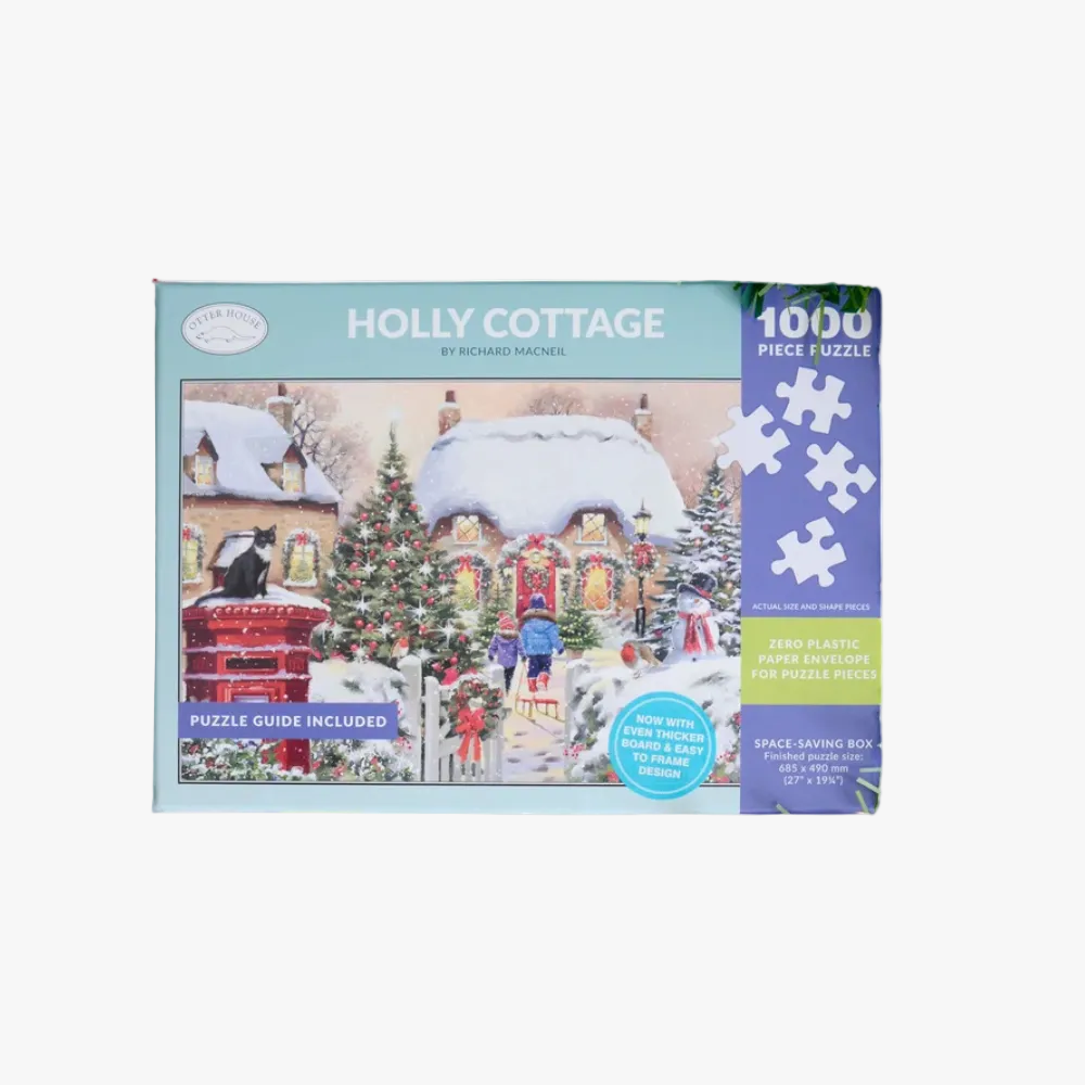 Holly Cottage - 1000 Piece Jigsaw Puzzle