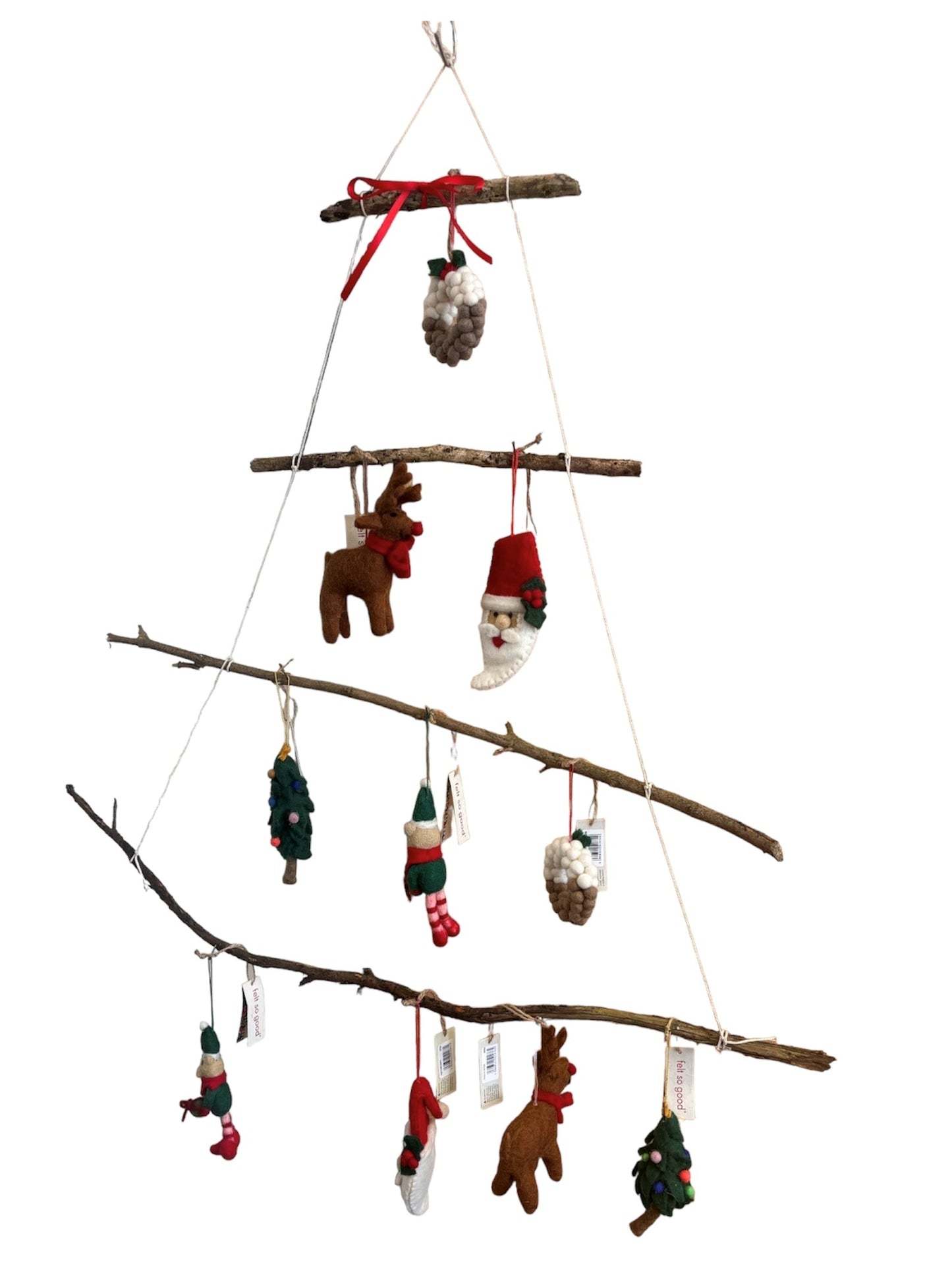 Traditional Santa Hanging Decoration