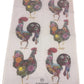 DM Collection Rooster Tea Towel