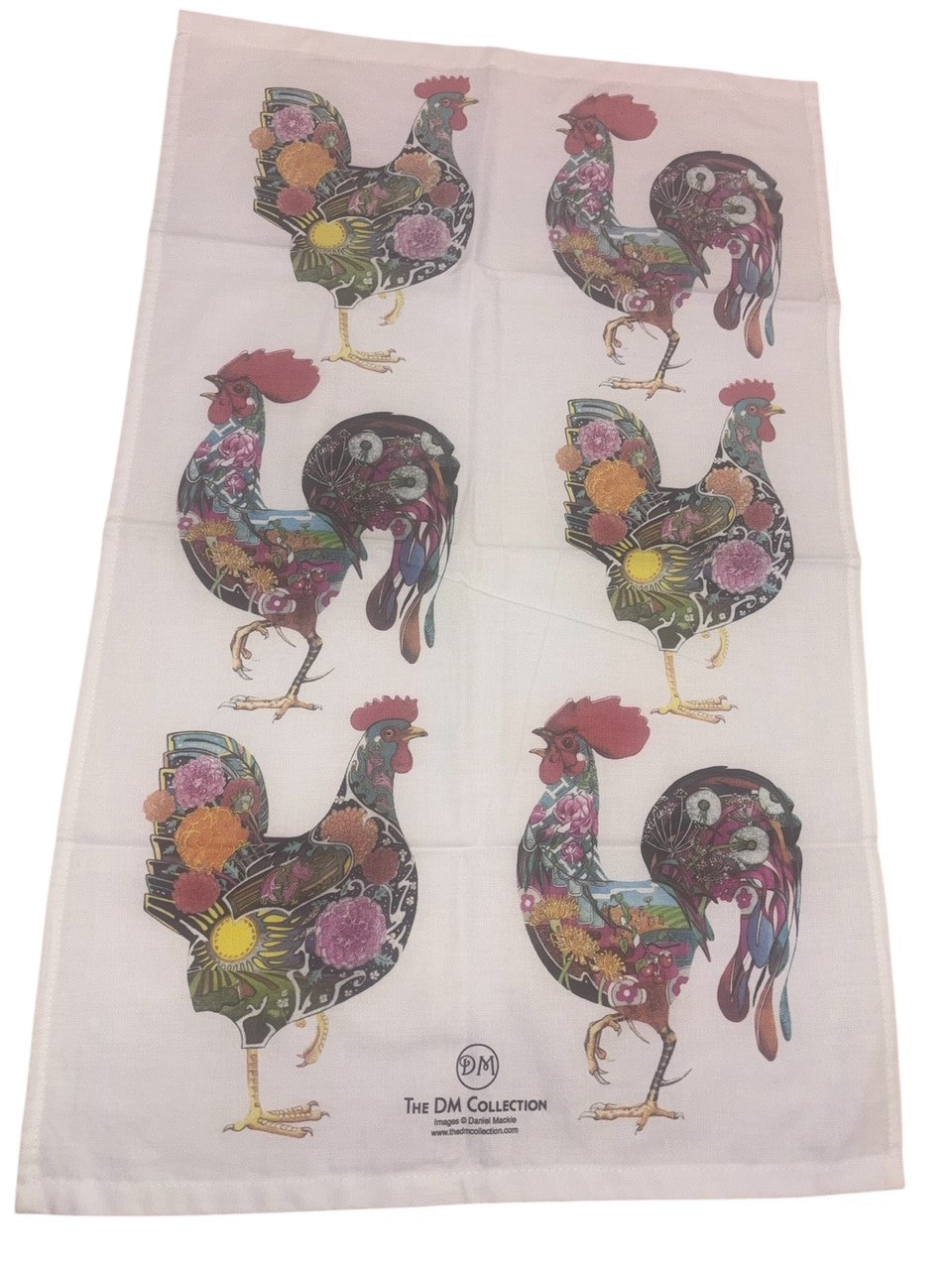 DM Collection Rooster Tea Towel