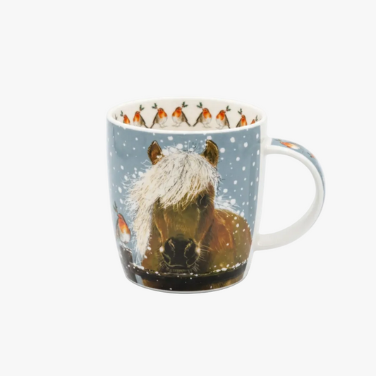 Horse and Robin Mug