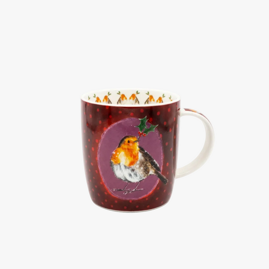 Robin and Holly Mug