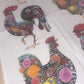 DM Collection Rooster Tea Towel