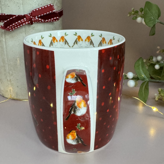 Robin and Holly Mug
