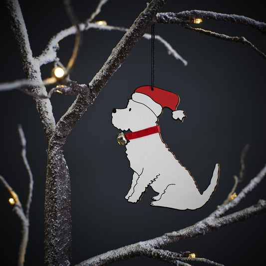 Westie Dog Christmas Tree Decoration