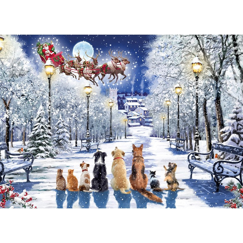 Watching the Sleigh 1000pc Puzzle