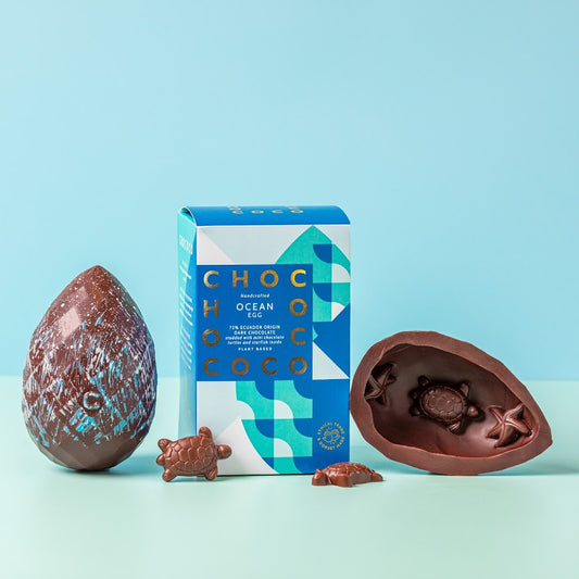 Huevo de océano de chocolate amargo Chococo