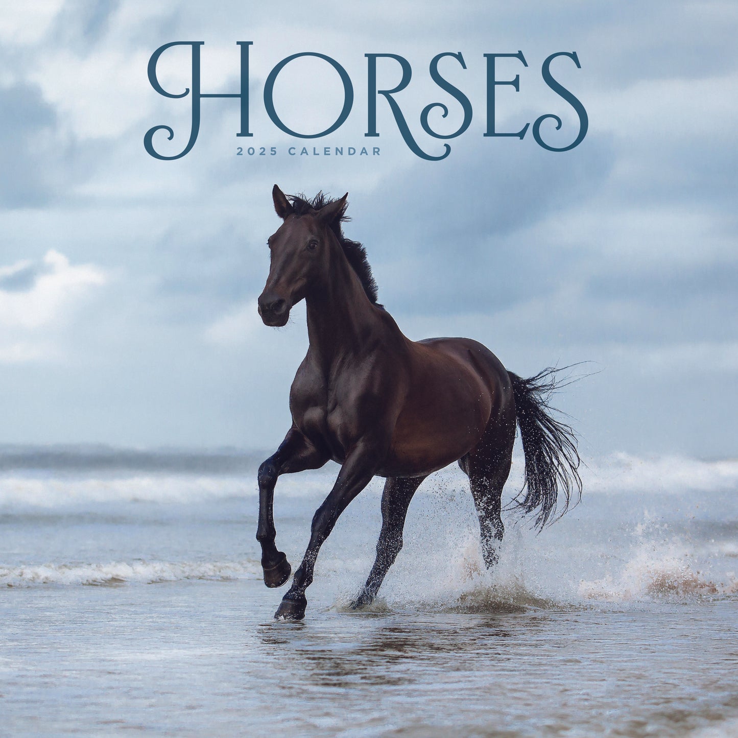 Horses Square Calendar 2025