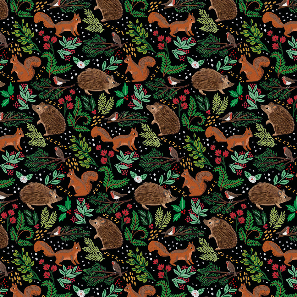 Woodland Animals Gift Wrap