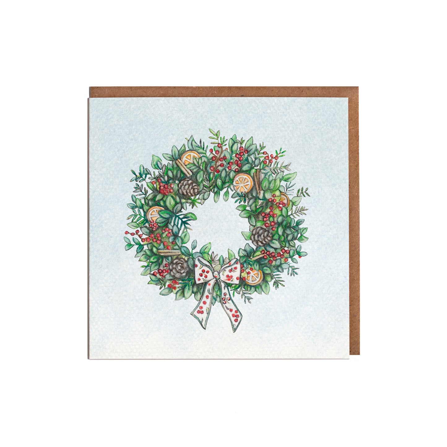 Christmas Wreath Card