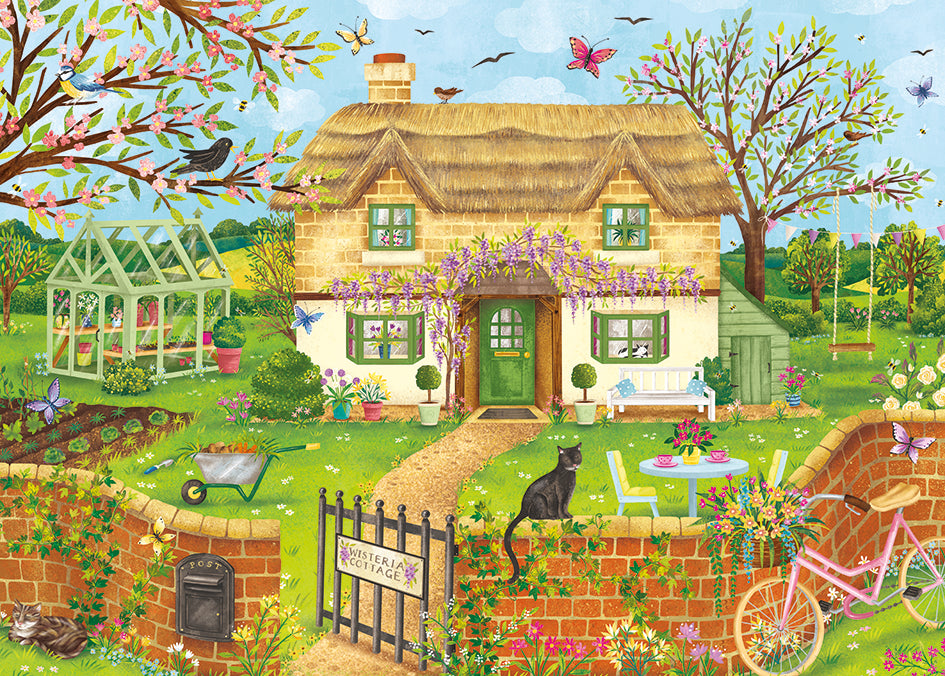 Wisteria Cottage 1,000 Piece Puzzle