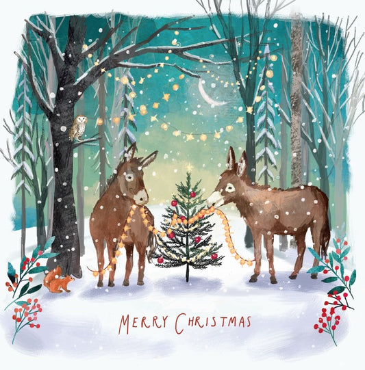 Donkeys Dressing the Tree