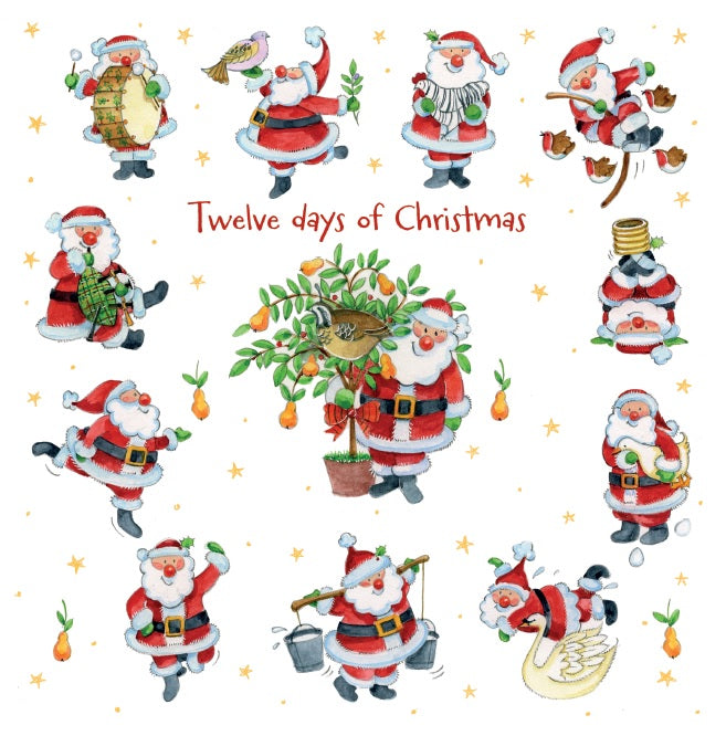 Twelve Santas