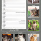 Cats Slim Calendar 2026