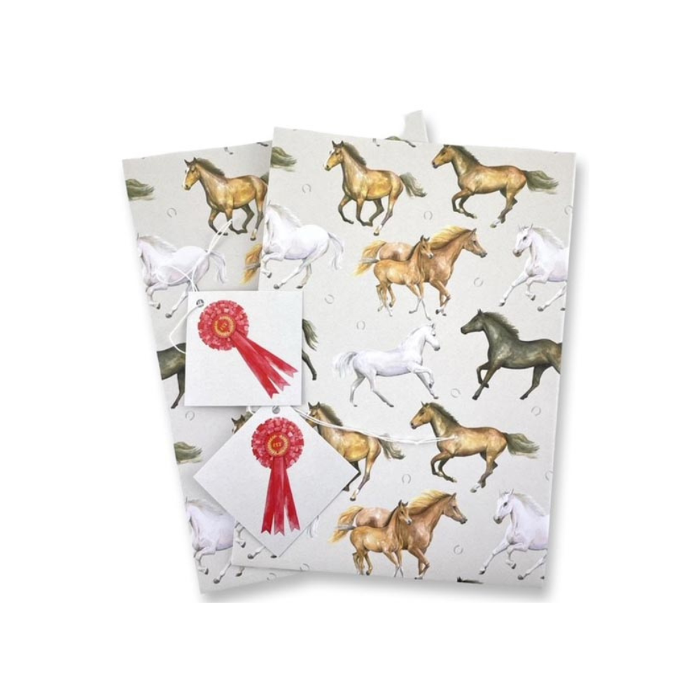 Galloping Horses Wrapping Paper
