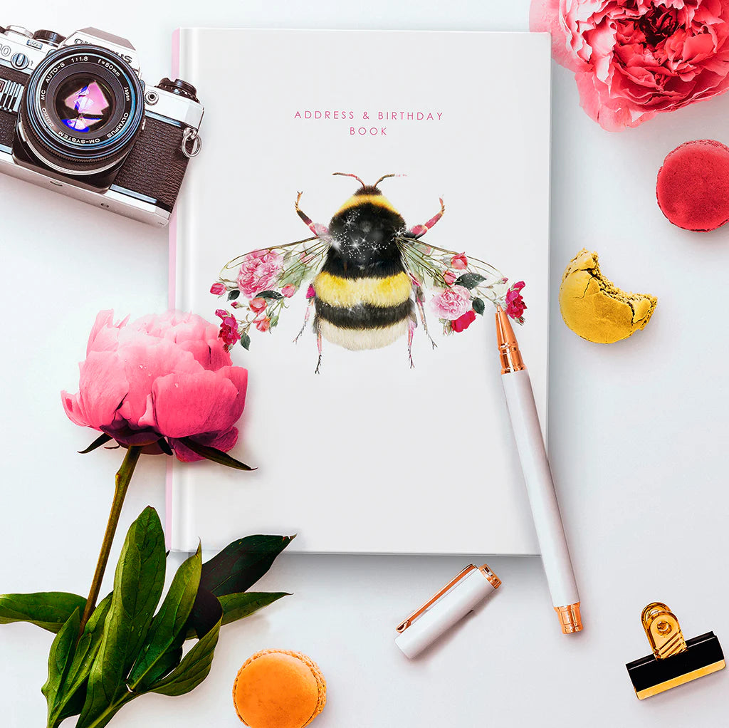 Botanical Bee Address and Birthday Book