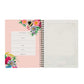 Botanical Bee Pattern Wiro Organiser