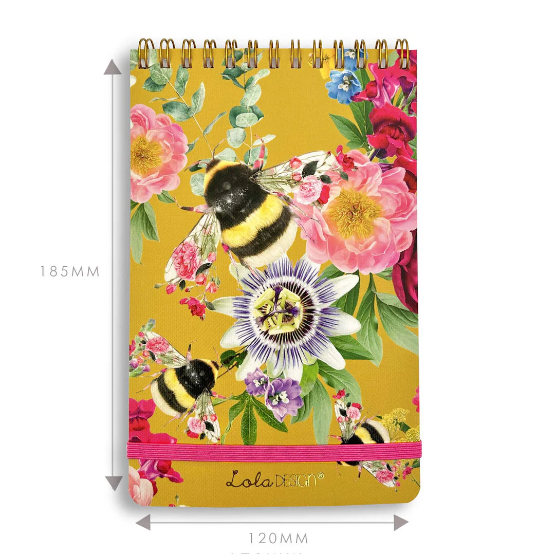 Botanical Bee Reporter Notepad