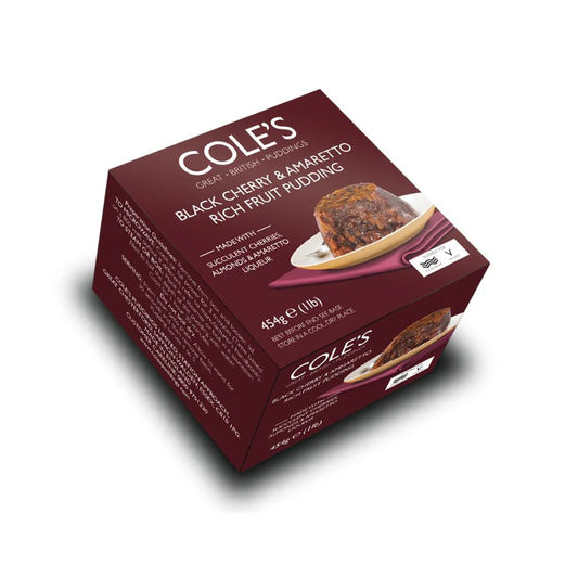Cole's Black Cherry and Amaretto Rich Fruit Pudding