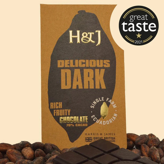 H&J Luxury Delicious Dark Chocolate Bar