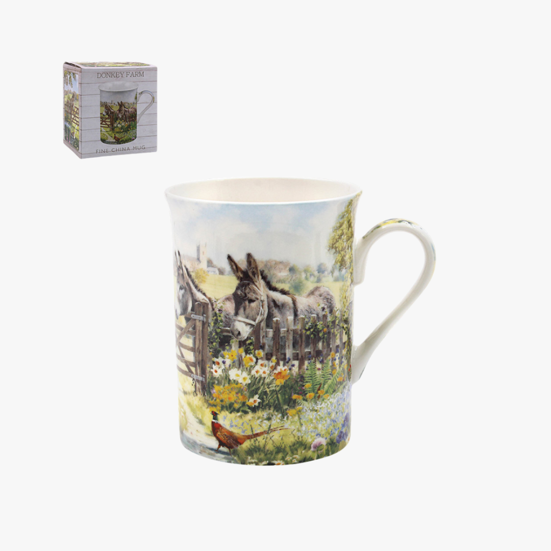 Donkey Pasture China Mug