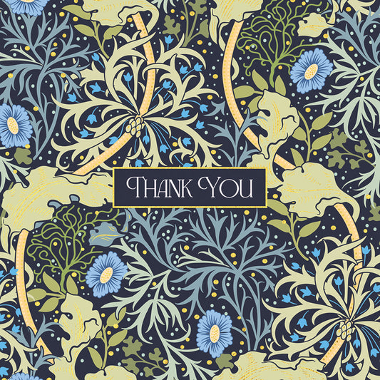 Thank You Floral Card