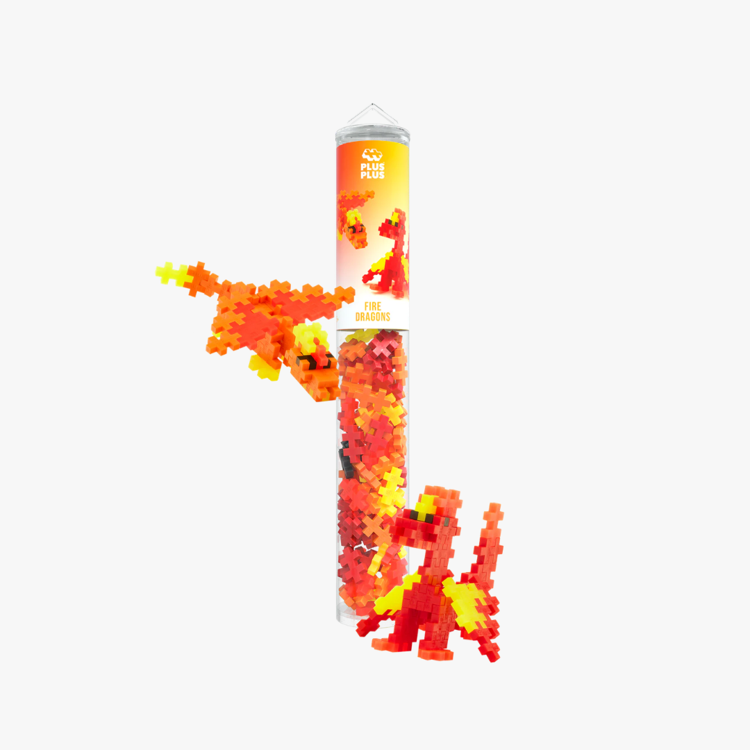 Plus Plus Fire Dragon