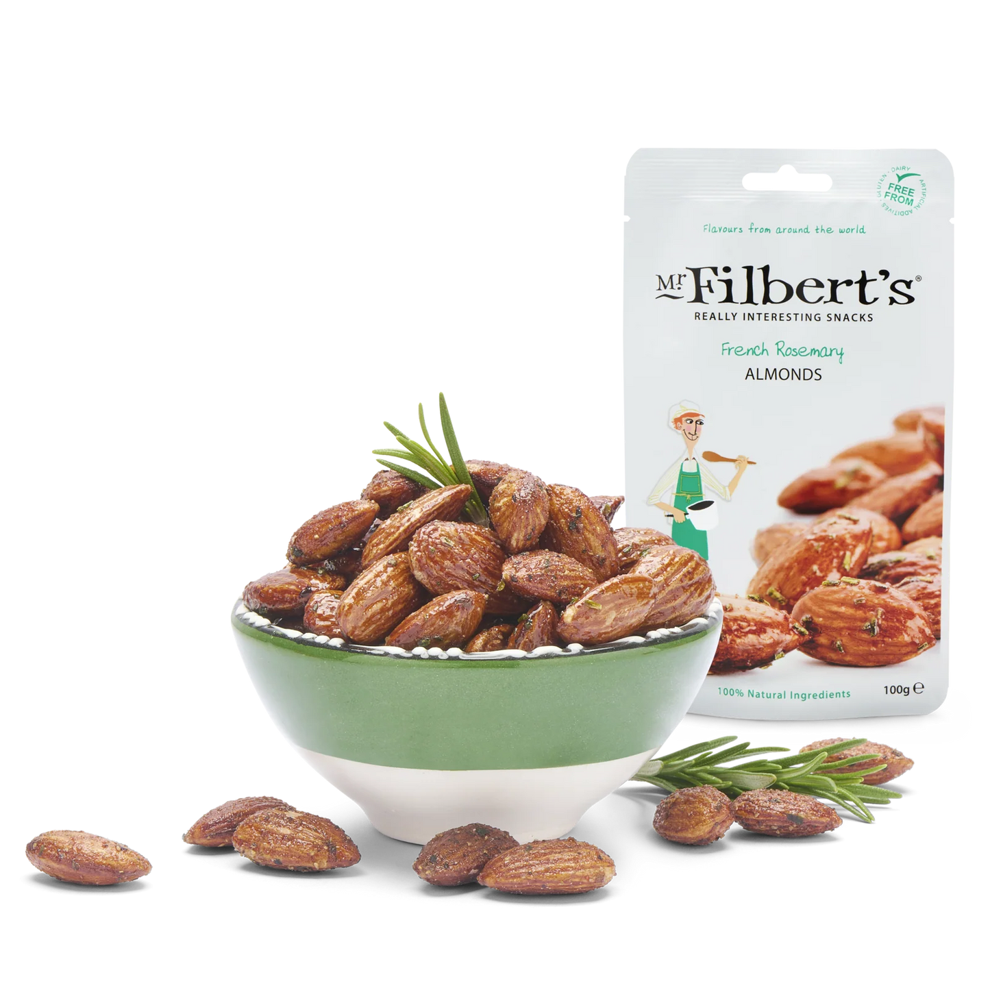 Mr Filberts French Rosemary Almonds