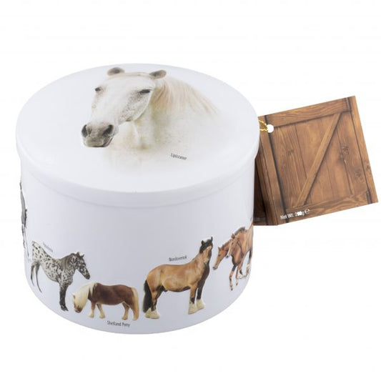 Horses Vanilla Cream Fudge Tin