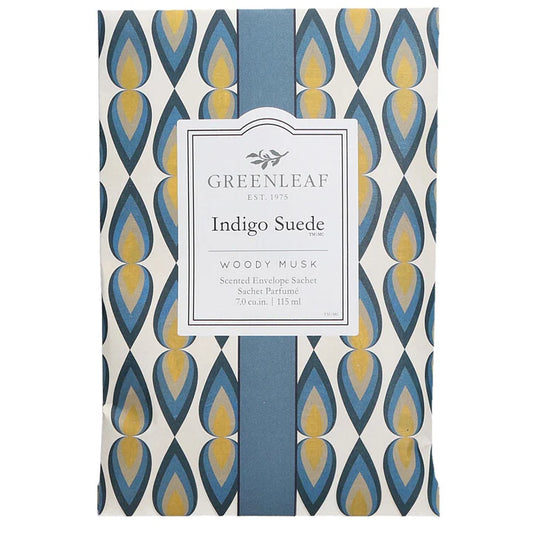Indigo Suede Scented Sachet