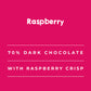 Gnaw Raspberry Dark Chocolate Bar