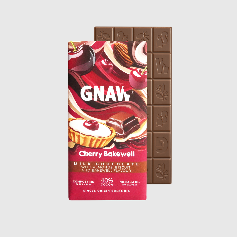 Cherry Bakewell Milk Chocolate Bar