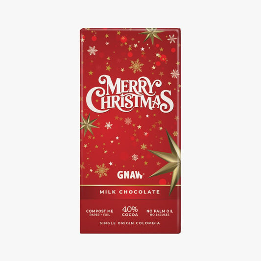 Merry Christmas Milk Chocolate Bar