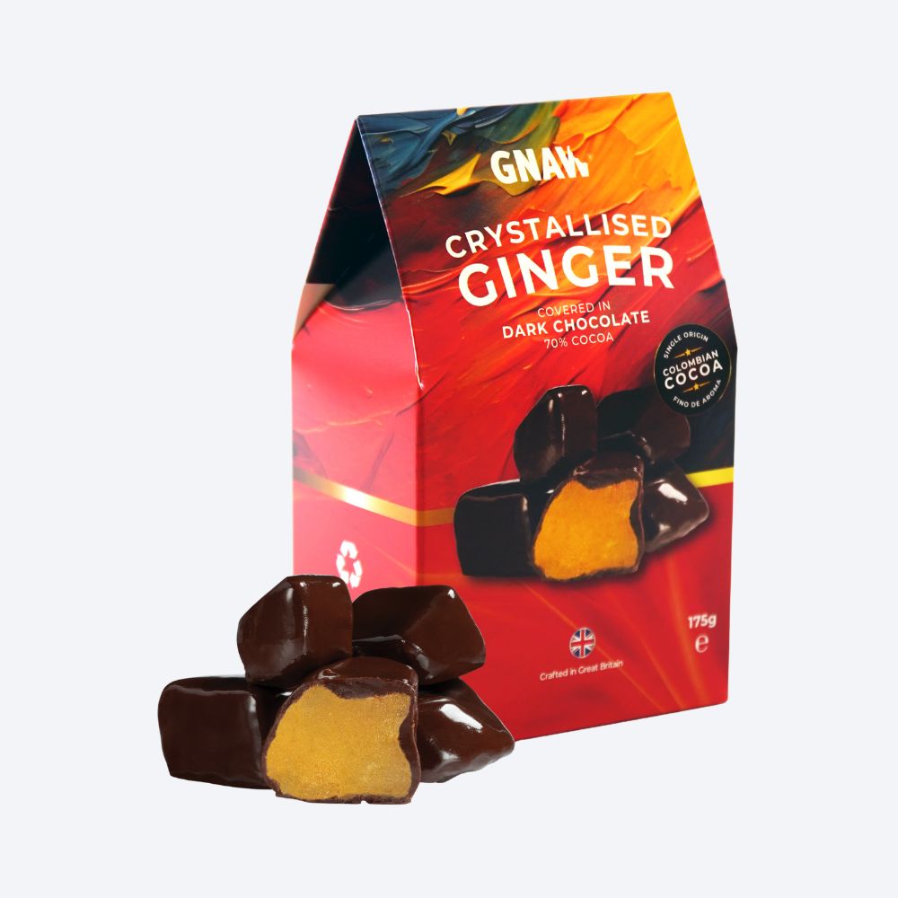 GNAW 70% Dark Chocolate Ginger Bites