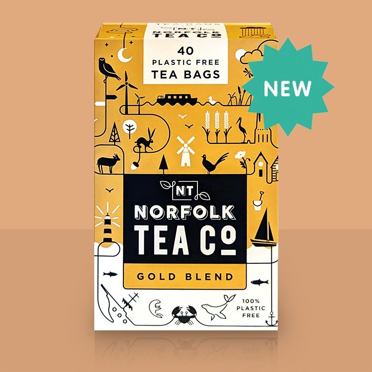 Norfolk Tea Co. Mélange d'or des années 40