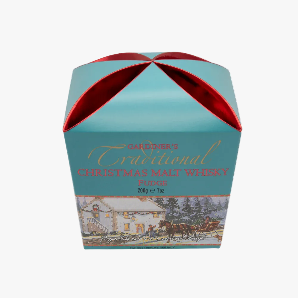 Gardiners Winter Sleigh Whisky Fudge Carton