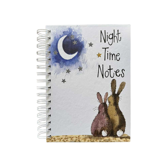 Moon and Back Spiral Journal
