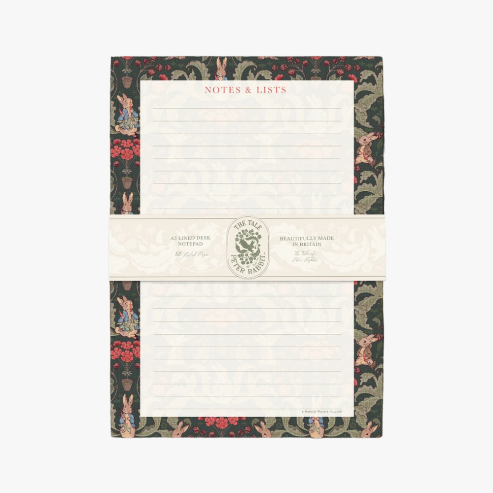 Peter Rabbit A5 Desk Pad "The Vegetable Thief"