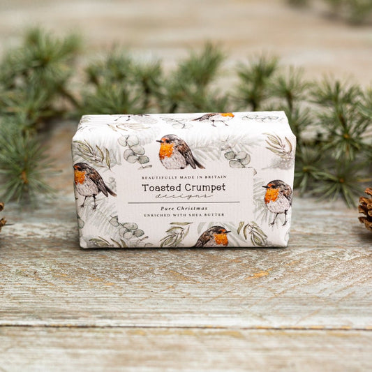 Robin & Eucalyptus Pure Christmas Soap