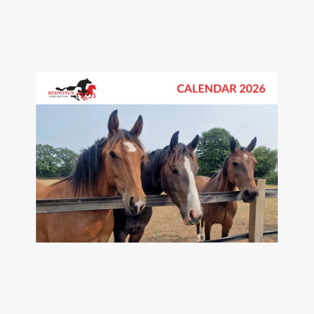 Redwings 2026 A4 Landscape Calendar featuring photos of our residents