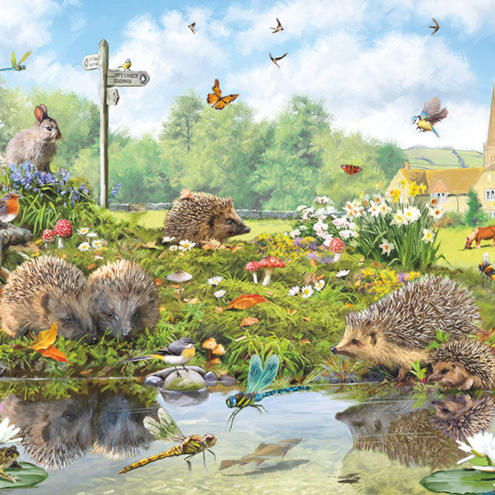 Puzzle de 1000 pièces de cour stable