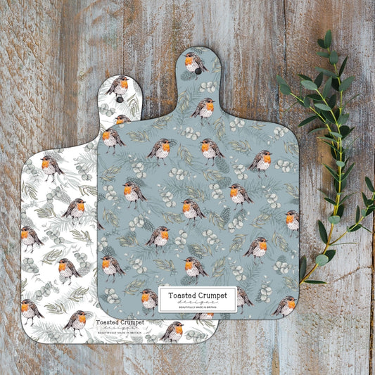 Robin & Eucalyptus Mini Double Sided Chopping Board