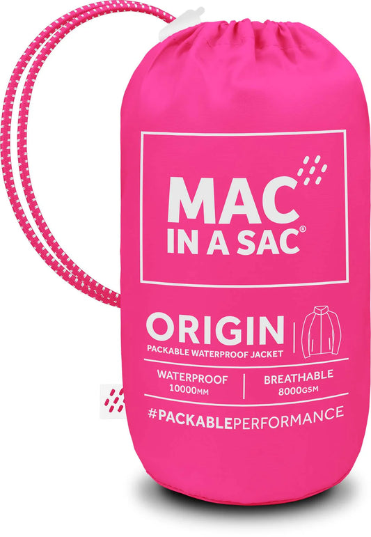 Mac in a Sac Waterproof Jacket - Pink