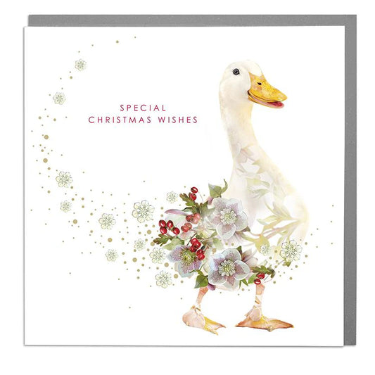 Merry Christmas Happy Duck Card