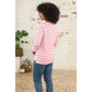 Lighthouse Clothing Causeway Top - Azalea Pink Stripe