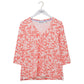 Lighthouse Clothing Ariana Top - Coral Daisy