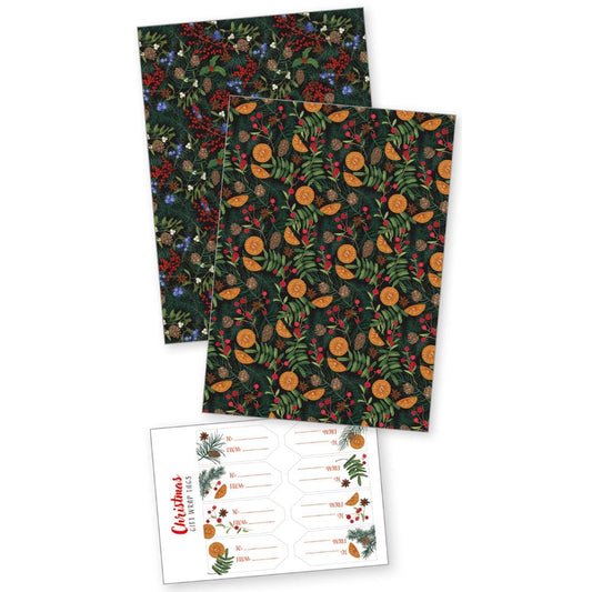 Winter Foliage Gift Wrap