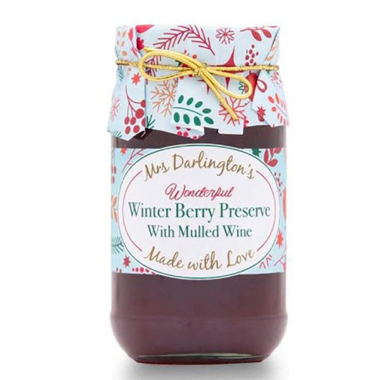 Mrs Darlington's Winter Berry Preserve Gold Tie