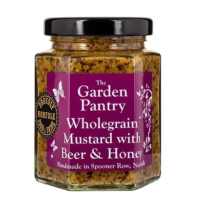 The Garden Pantry Wholegrain Mustard with Beer & Honey