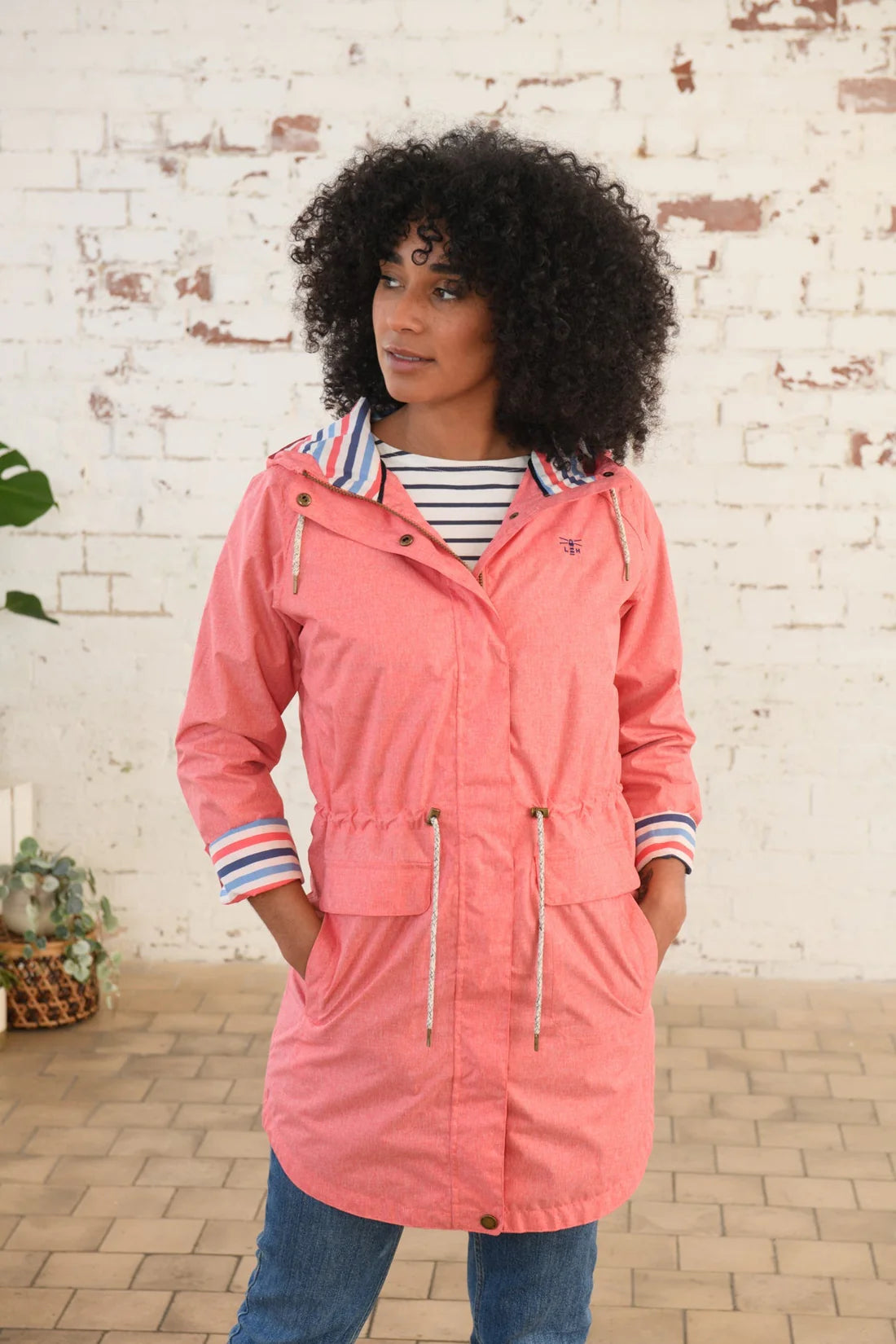 Lighthouse Clothing Alice Coat - Coral
